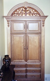 Carved Wardrobe Cabinet
