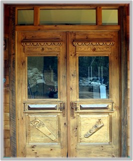 Carved Antique-Look Doors