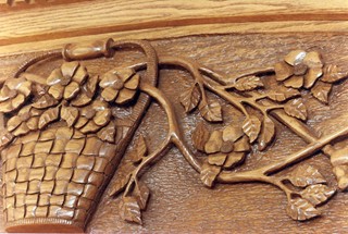 Carved Basket Detail