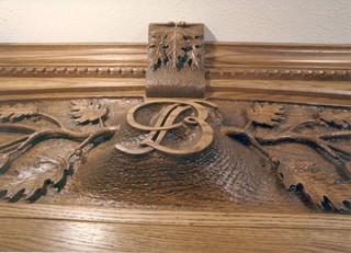 Carved Cabinet Top Detail