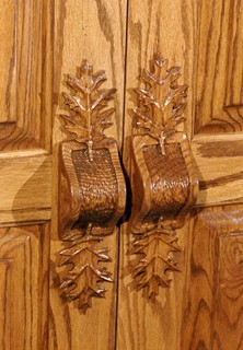 Carved Door Handles detail
