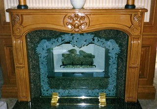 Carved Mantle