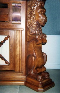 Carved Lion Detail
