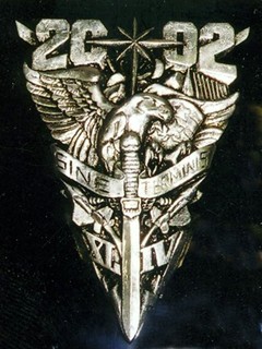 Carved Military Emblem